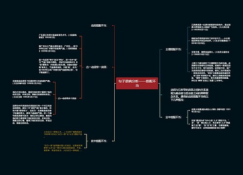 句子语病分析——搭配不当