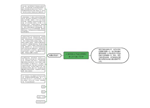 入党积极分子转正思想汇报 2015版 700字