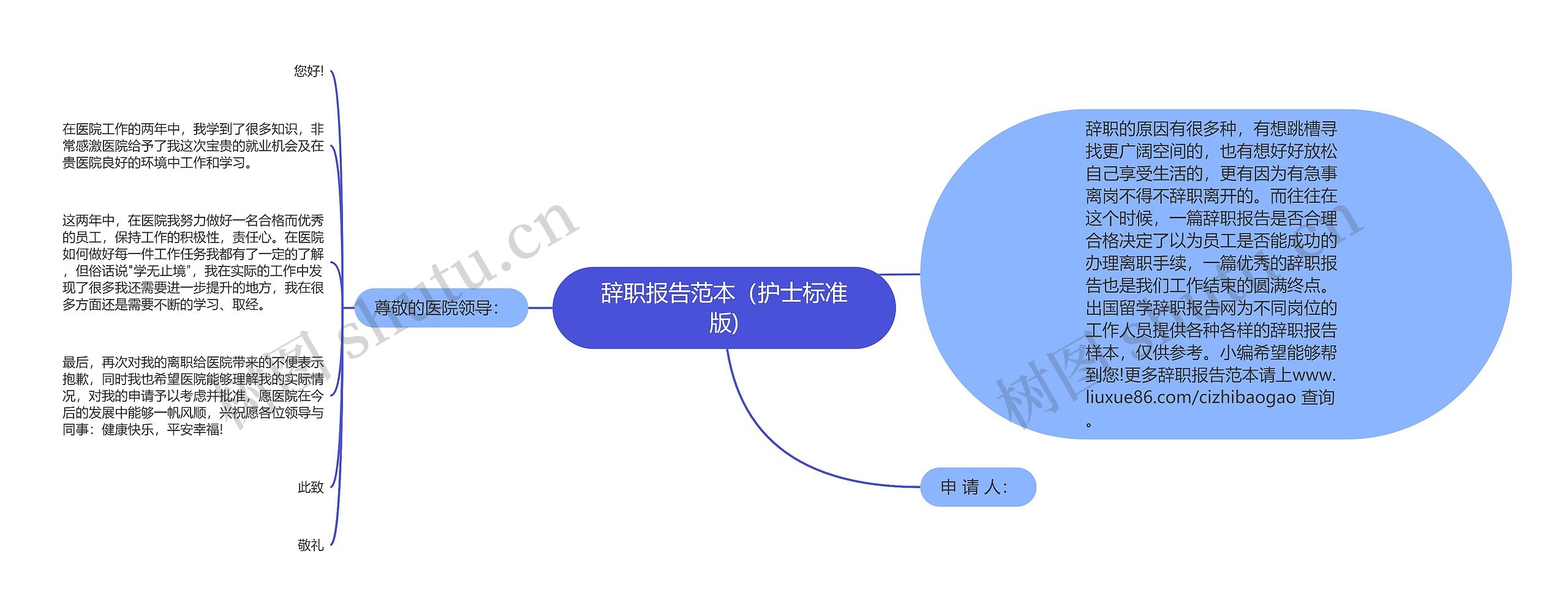 辞职报告范本（护士标准版)