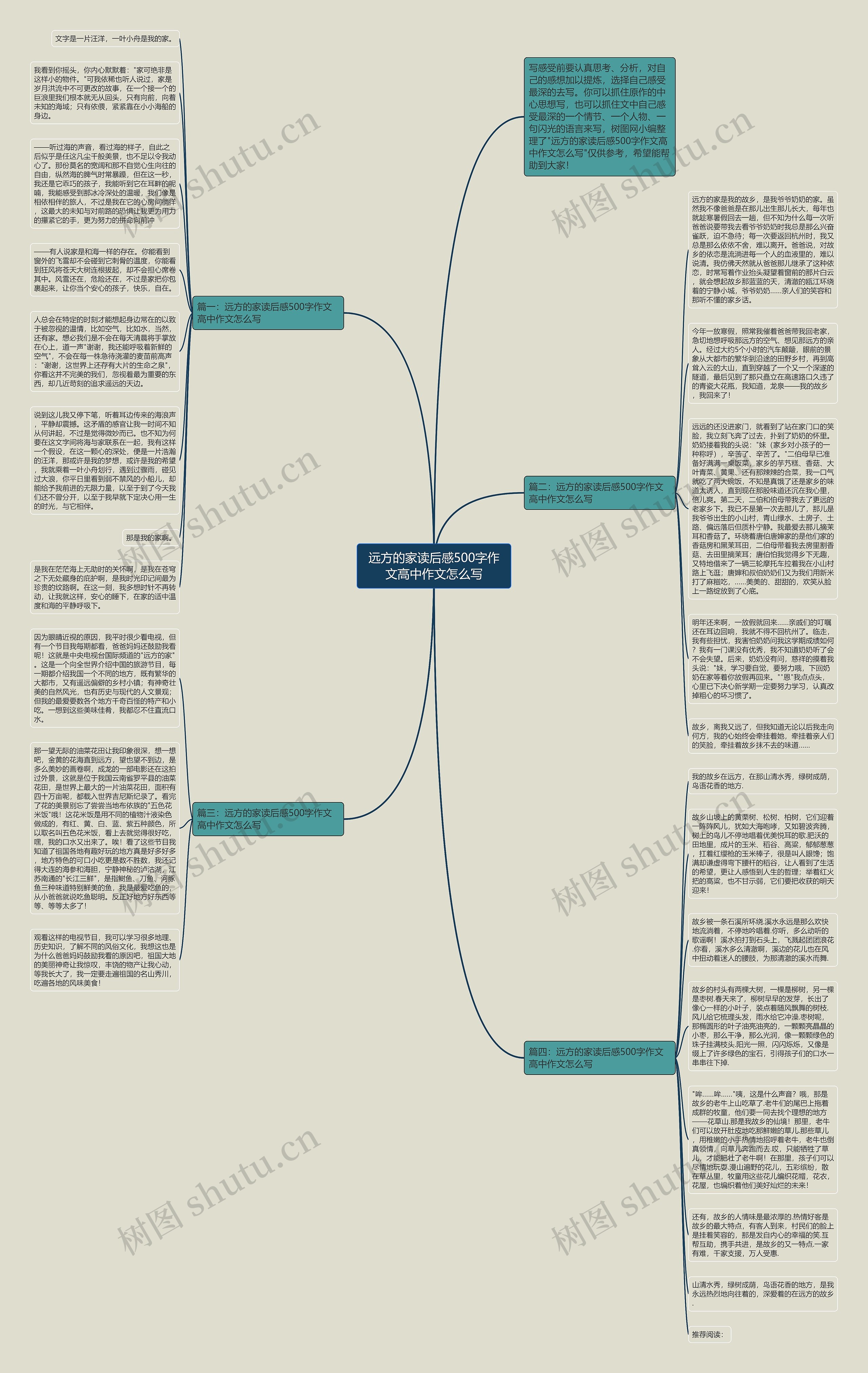 远方的家读后感500字作文高中作文怎么写
