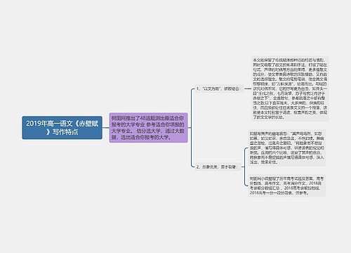 2019年高一语文《赤壁赋》写作特点