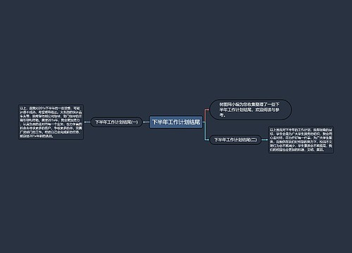 下半年工作计划结尾