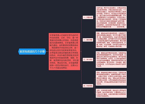 鉴赏性阅读的几个步骤