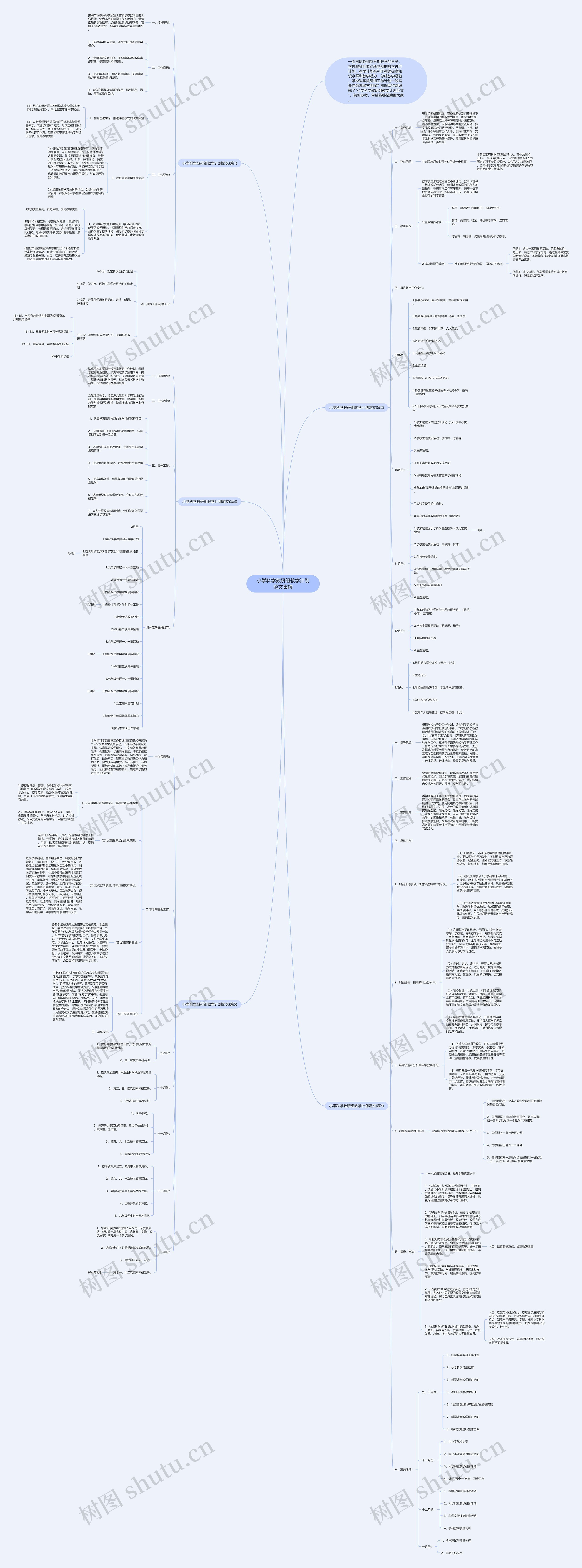 小学科学教研组教学计划范文集锦