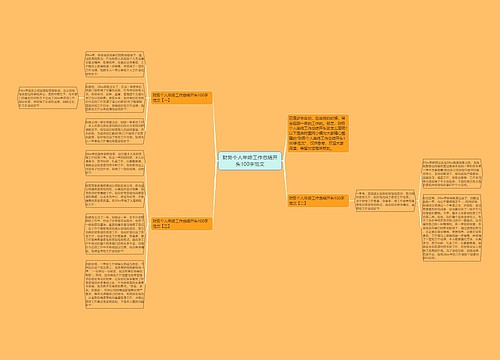 财务个人年终工作总结开头100字范文