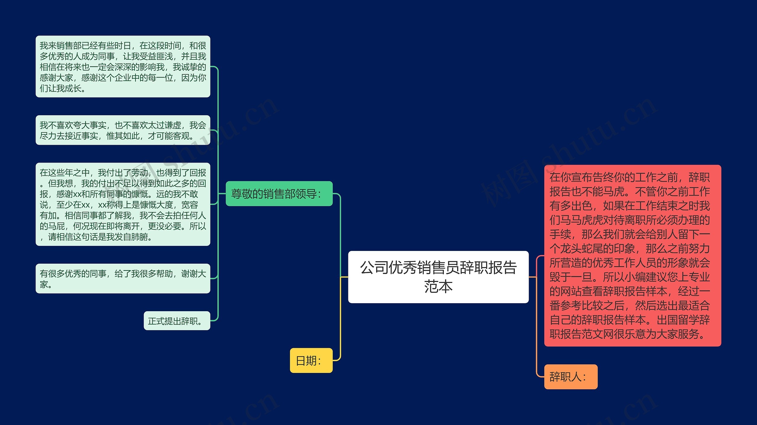 公司优秀销售员辞职报告范本