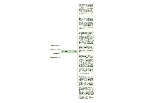 数学解题要分析四个关系