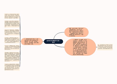 如何科学合理的学习高一数学