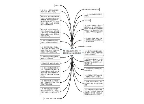 高一历史知识的总结：中国近现代社会生活的变迁