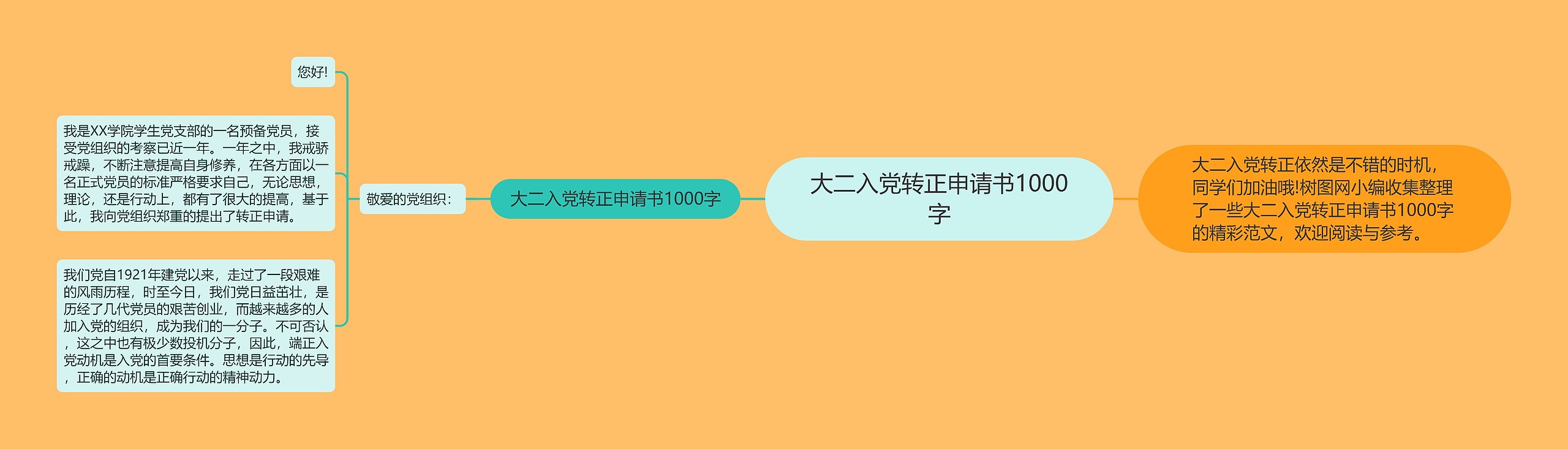 大二入党转正申请书1000字