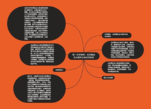 高一化学资料：北京奥运会火炬祥云的化学知识