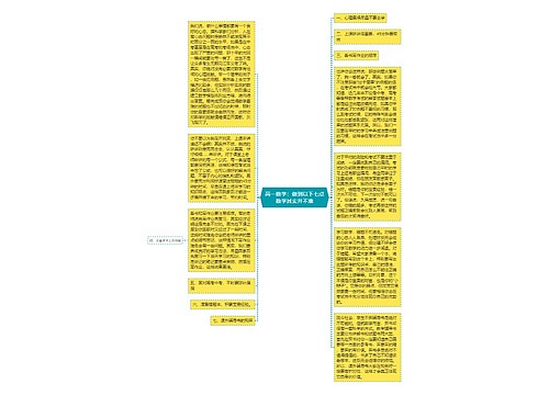 高一数学：做到以下七点数学其实并不难