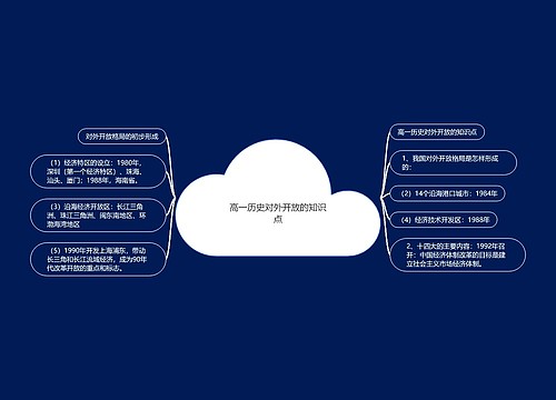 高一历史对外开放的知识点