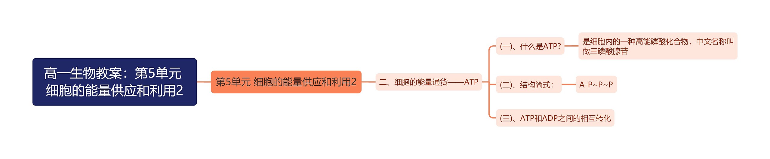 高一生物教案:第5单元 细胞的能量供应和利用2 高一生物教案:第5单元 细胞的能量供应和利用2