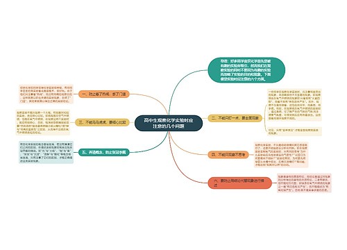 高中生观察化学实验时应注意的几个问题