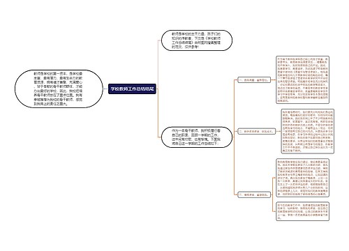 学校教师工作总结结尾