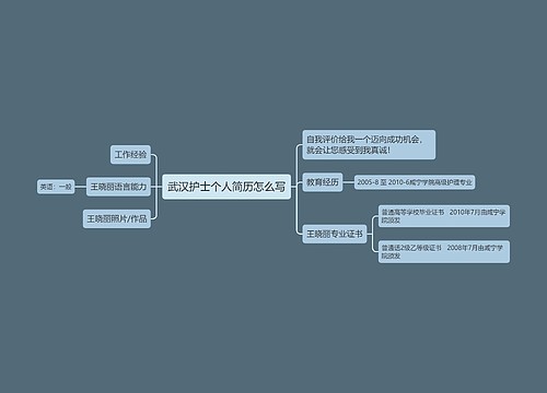 武汉护士个人简历怎么写