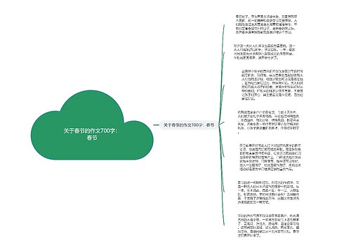 关于春节的作文700字：春节