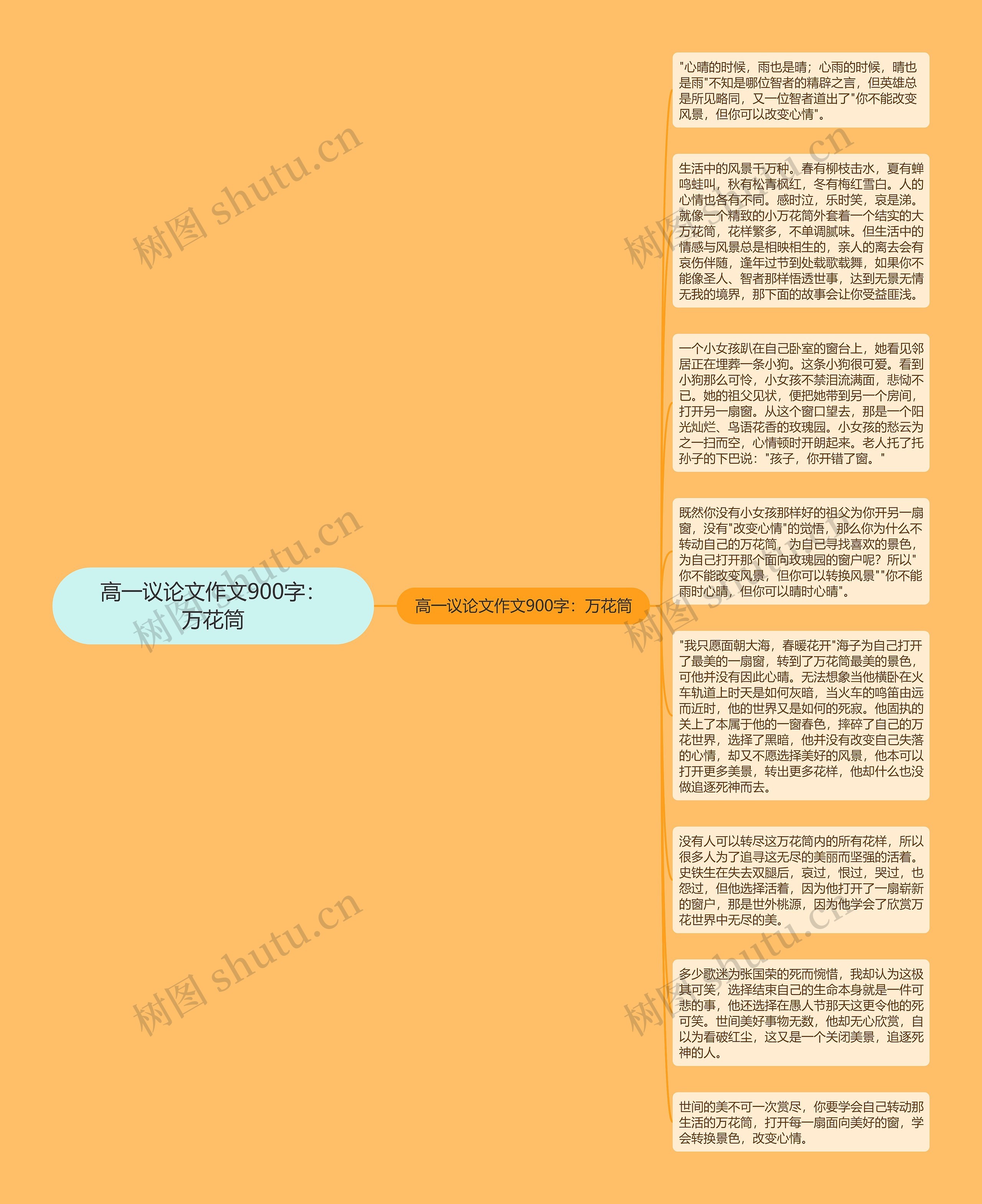高一议论文作文900字：万花筒