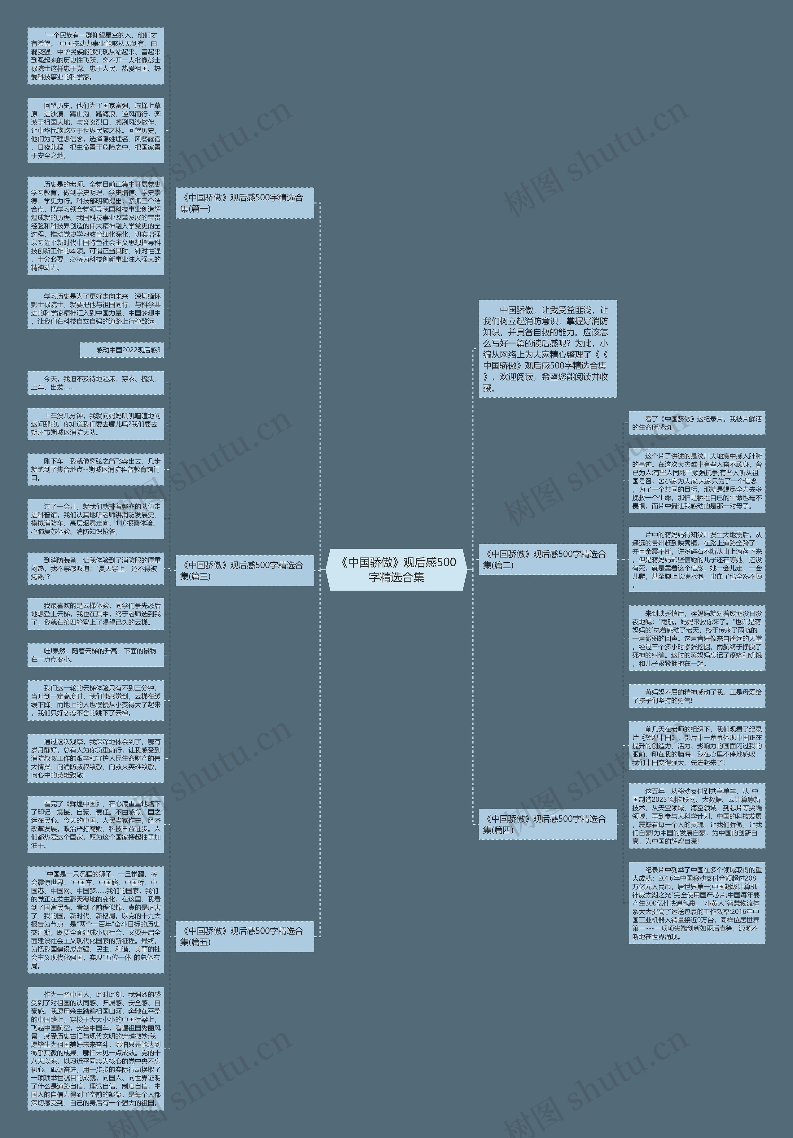 《中国骄傲》观后感500字精选合集思维导图