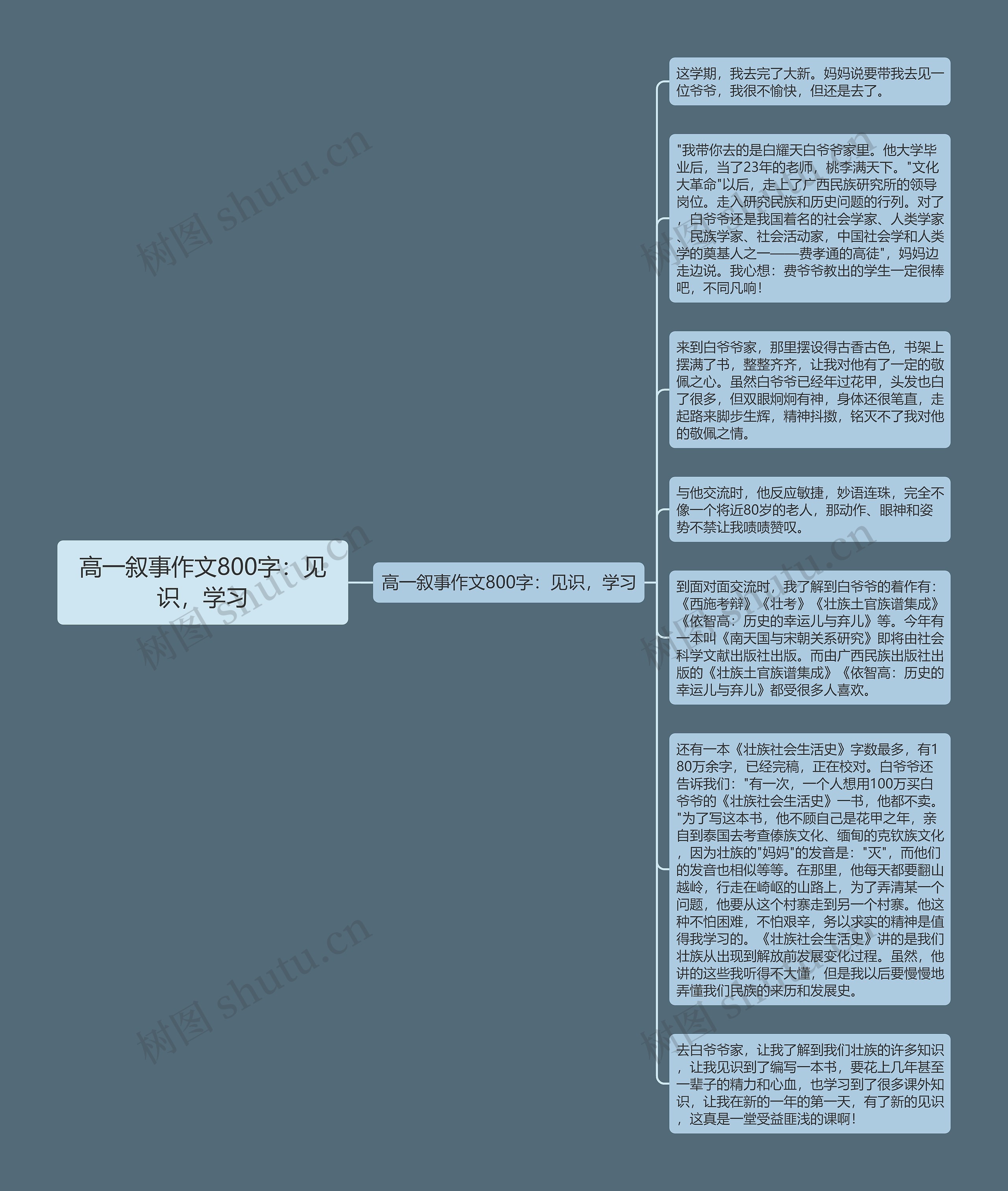 高一叙事作文800字：见识，学习