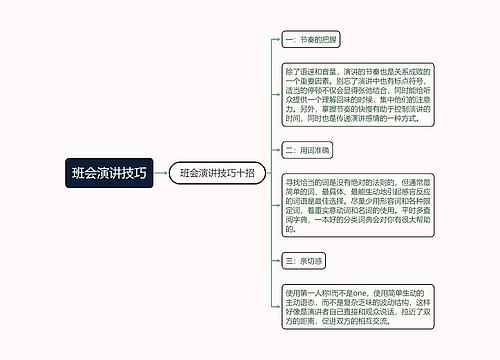 班会演讲技巧