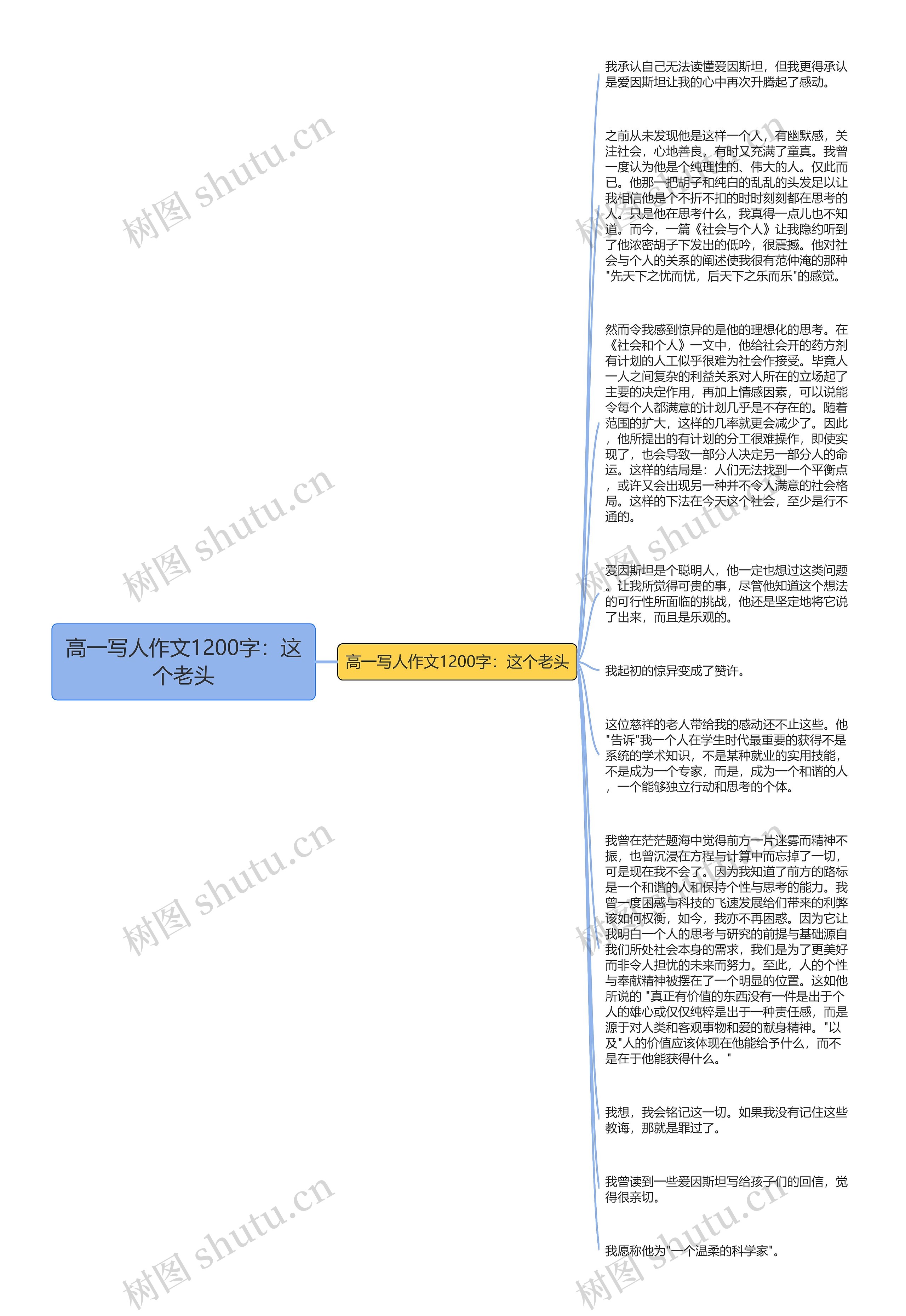 高一写人作文1200字：这个老头