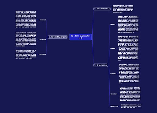 高一政治：立足生活面向社会