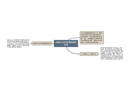 乡镇计生协评估情况报告总结