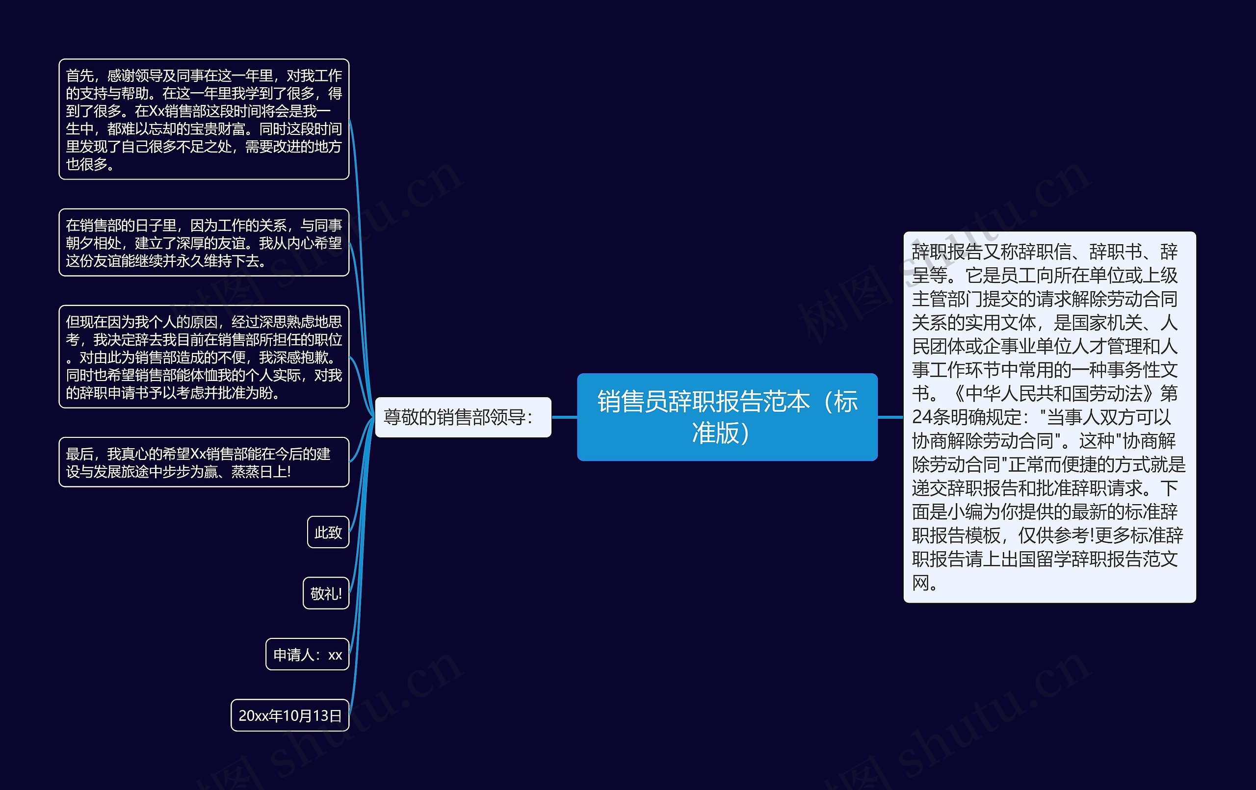 销售员辞职报告范本（标准版）