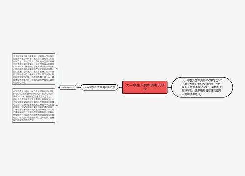 大一学生入党申请书500字