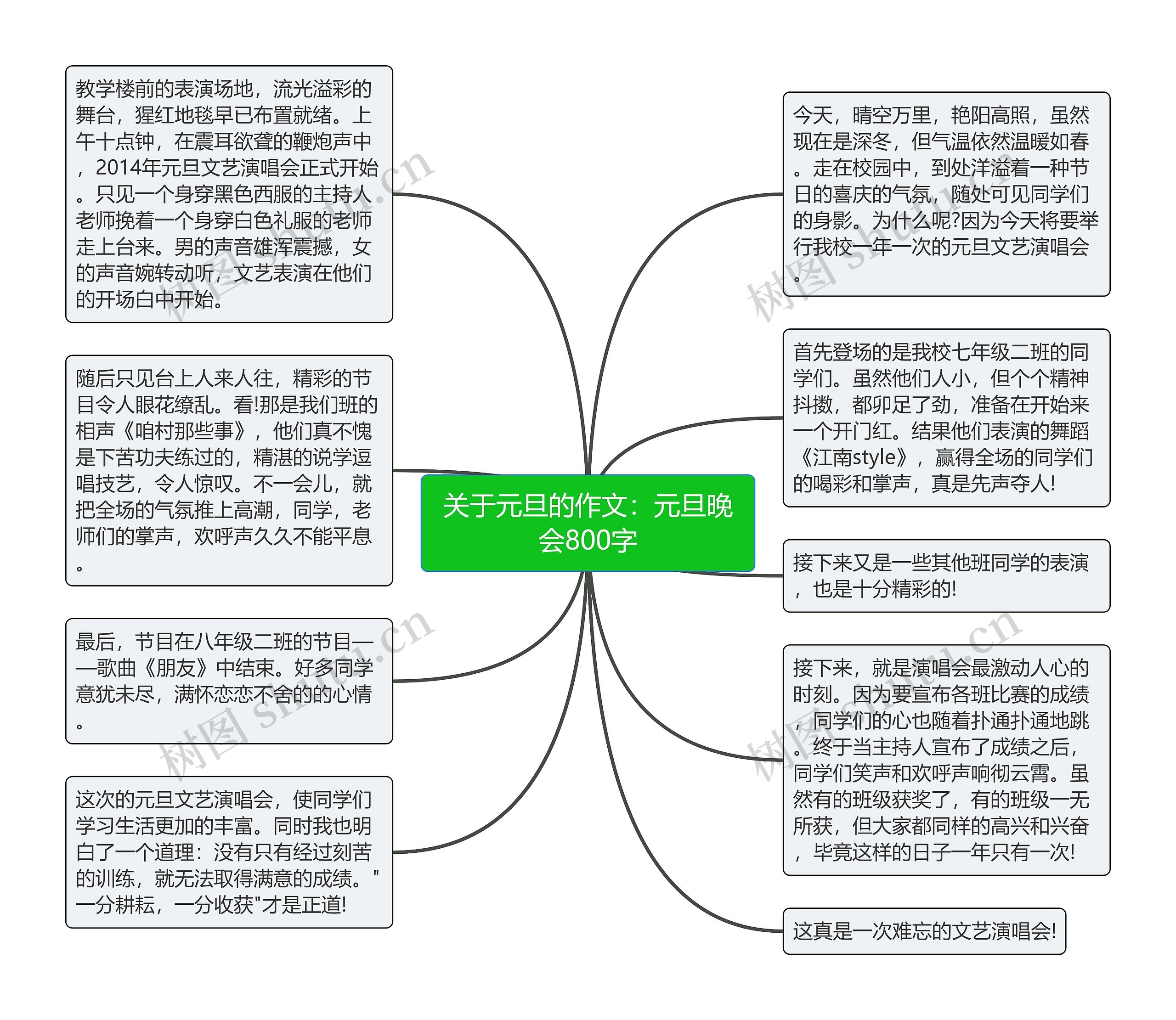 关于元旦的作文：元旦晚会800字