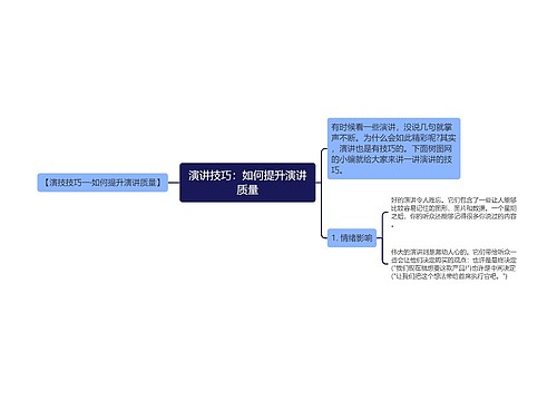 演讲技巧：如何提升演讲质量