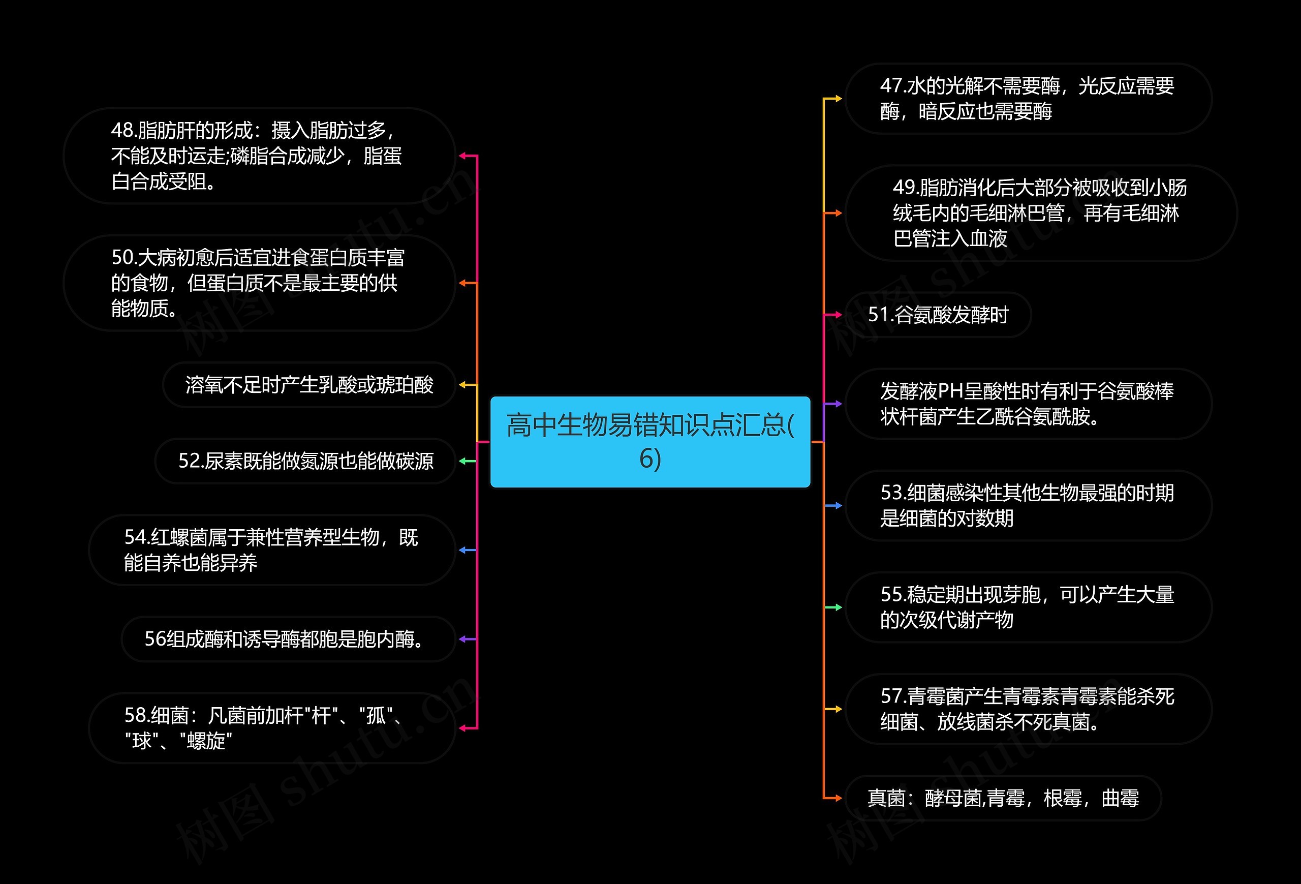 高中生物易错知识点汇总(6)