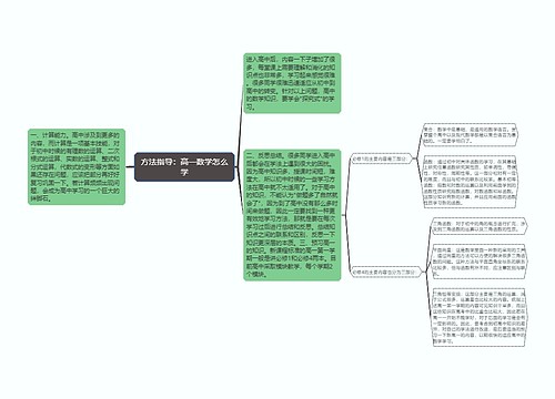 方法指导：高一数学怎么学