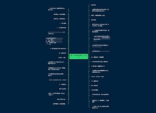 高一化学教学教案：化合价