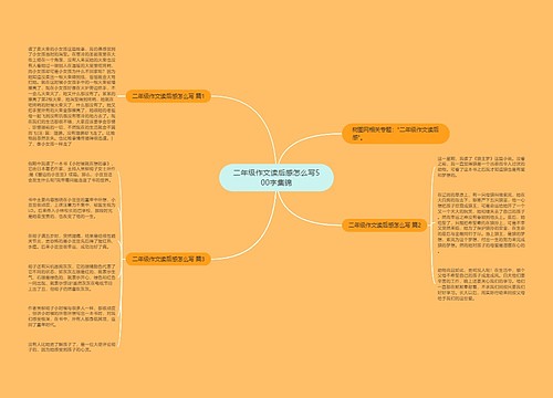 二年级作文读后感怎么写500字集锦