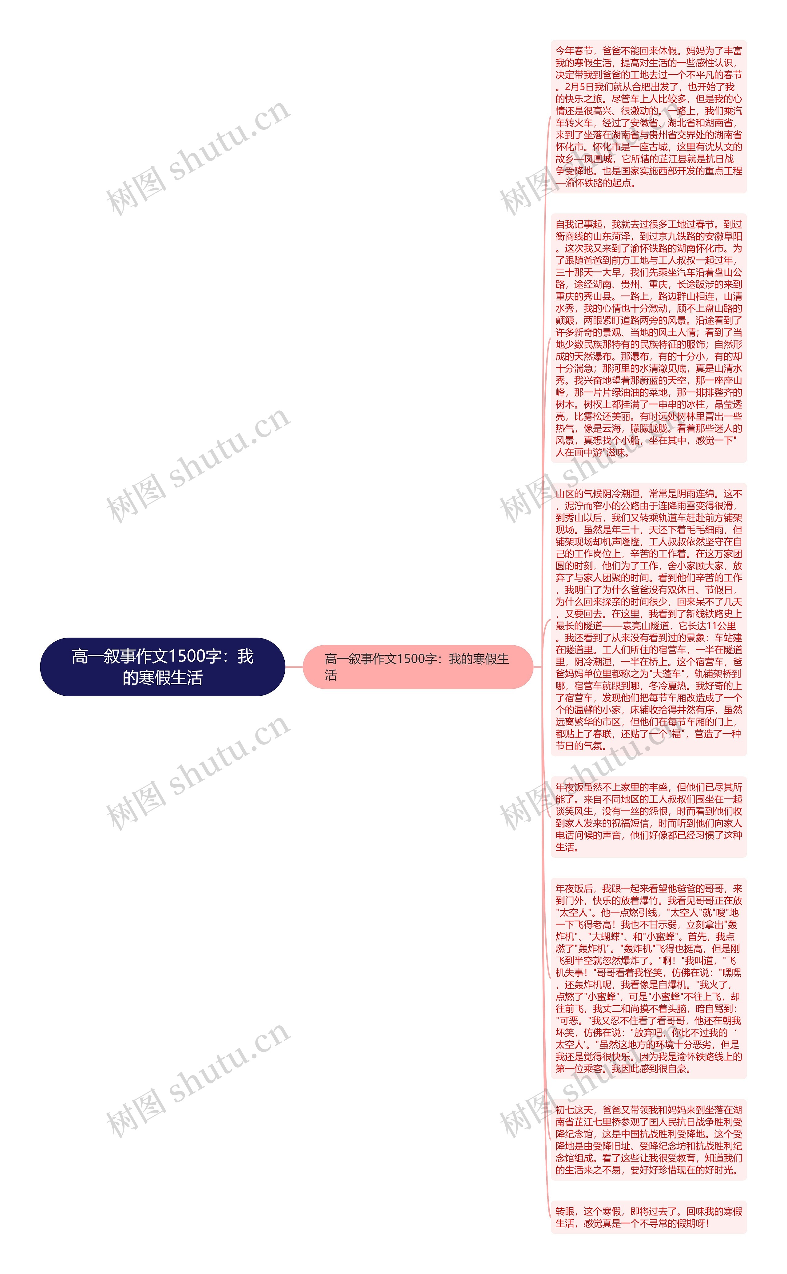 高一叙事作文1500字：我的寒假生活