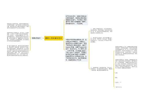 最新入党申请书范本