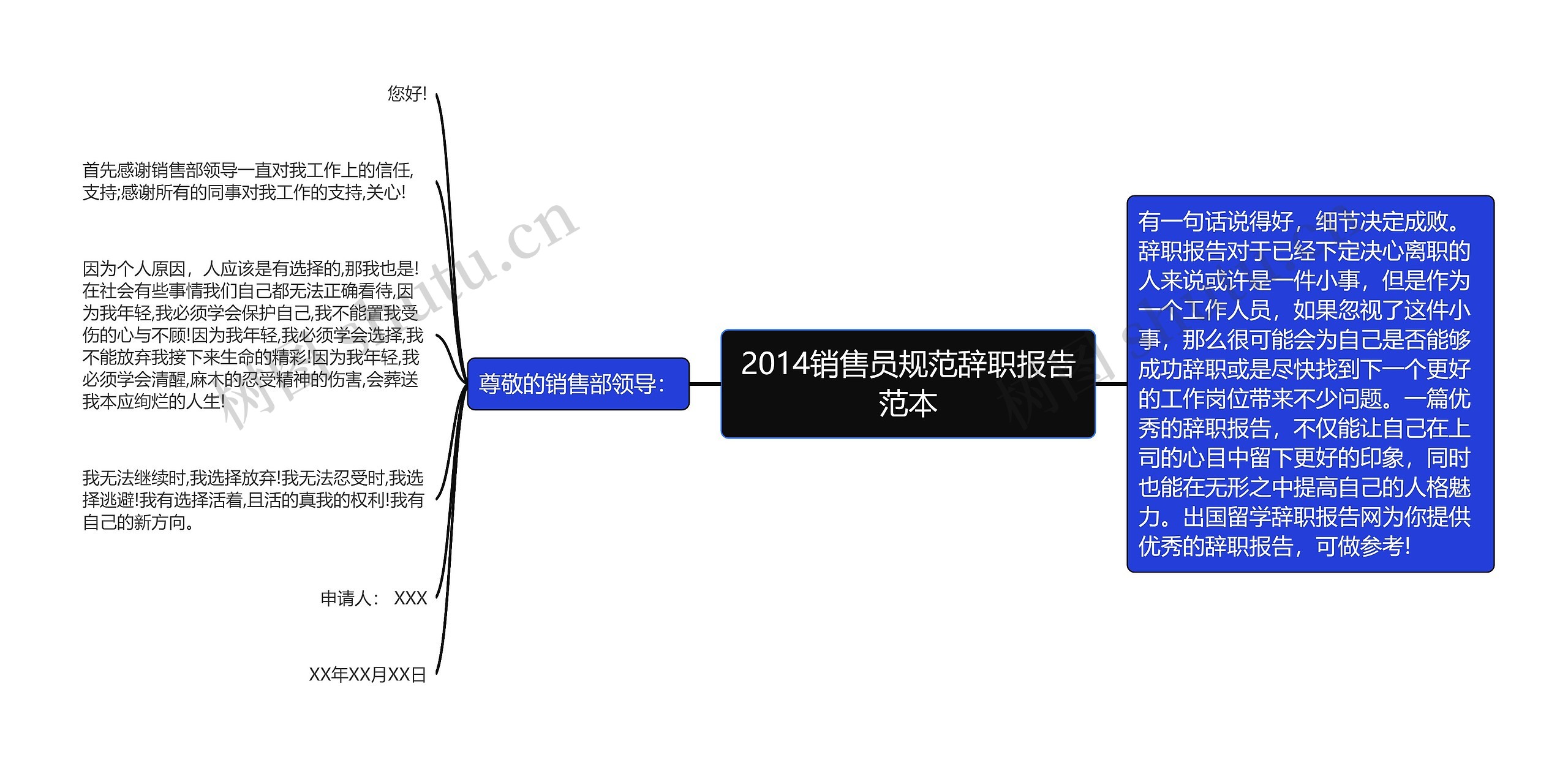 2014销售员规范辞职报告范本