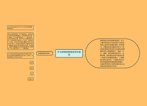 护士简单辞职报告范本推荐