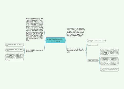 英语轻松拼词简明教程之二：开发右脑