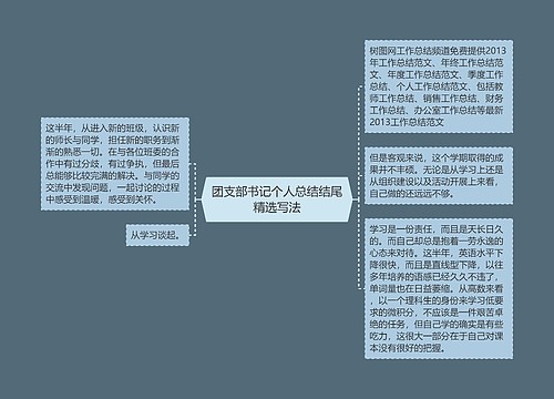 团支部书记个人总结结尾精选写法