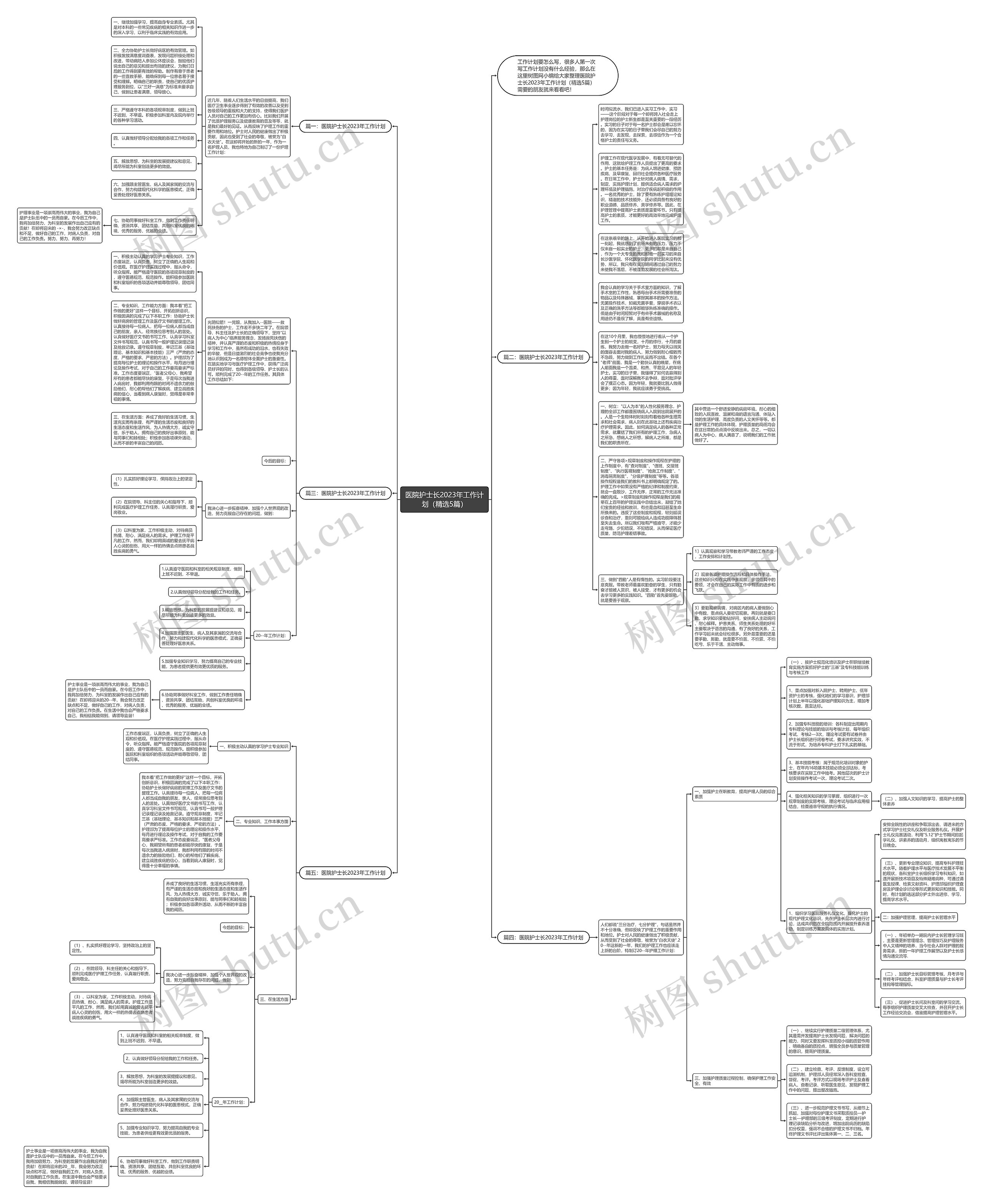 医院护士长2023年工作计划（精选5篇）