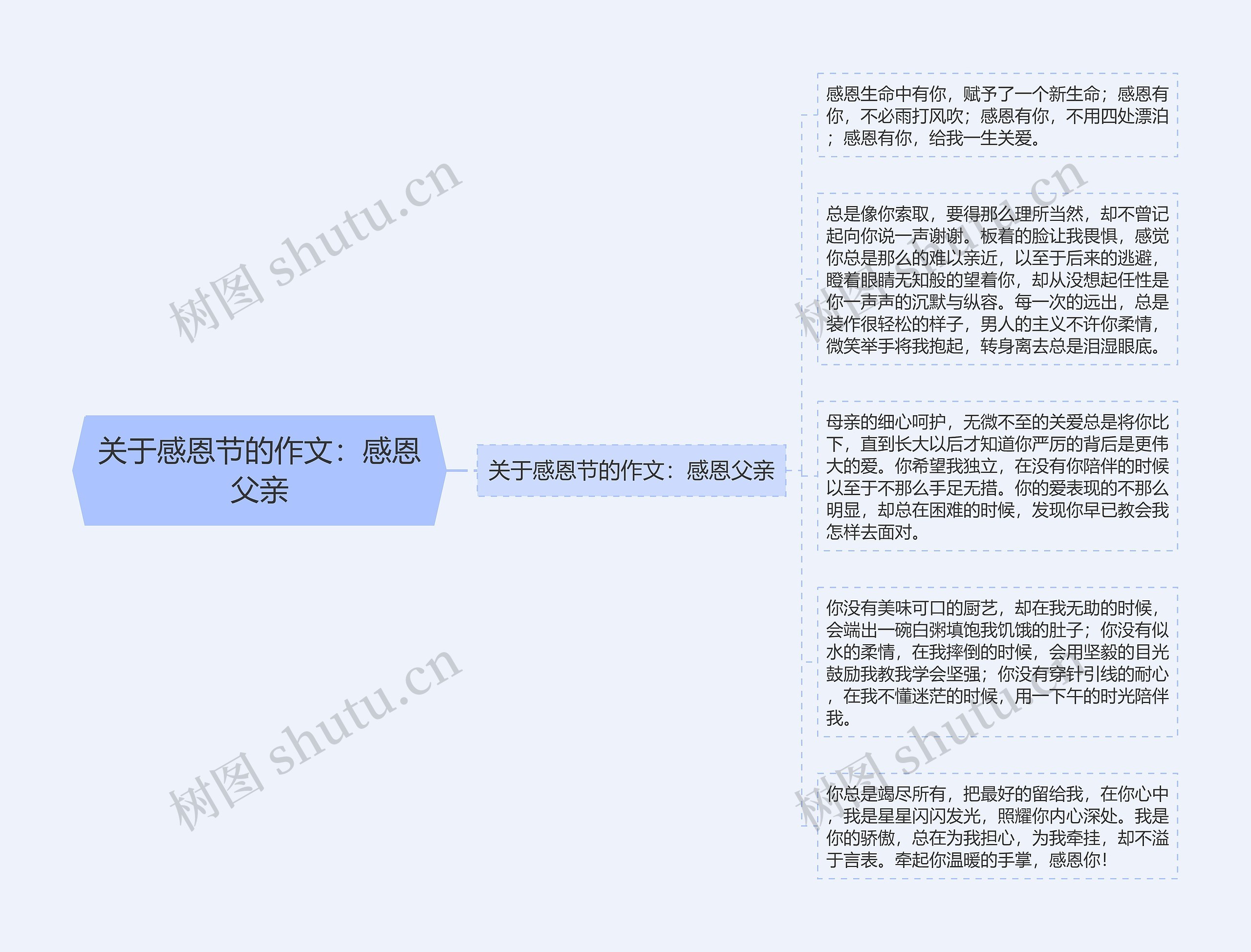 关于感恩节的作文：感恩父亲