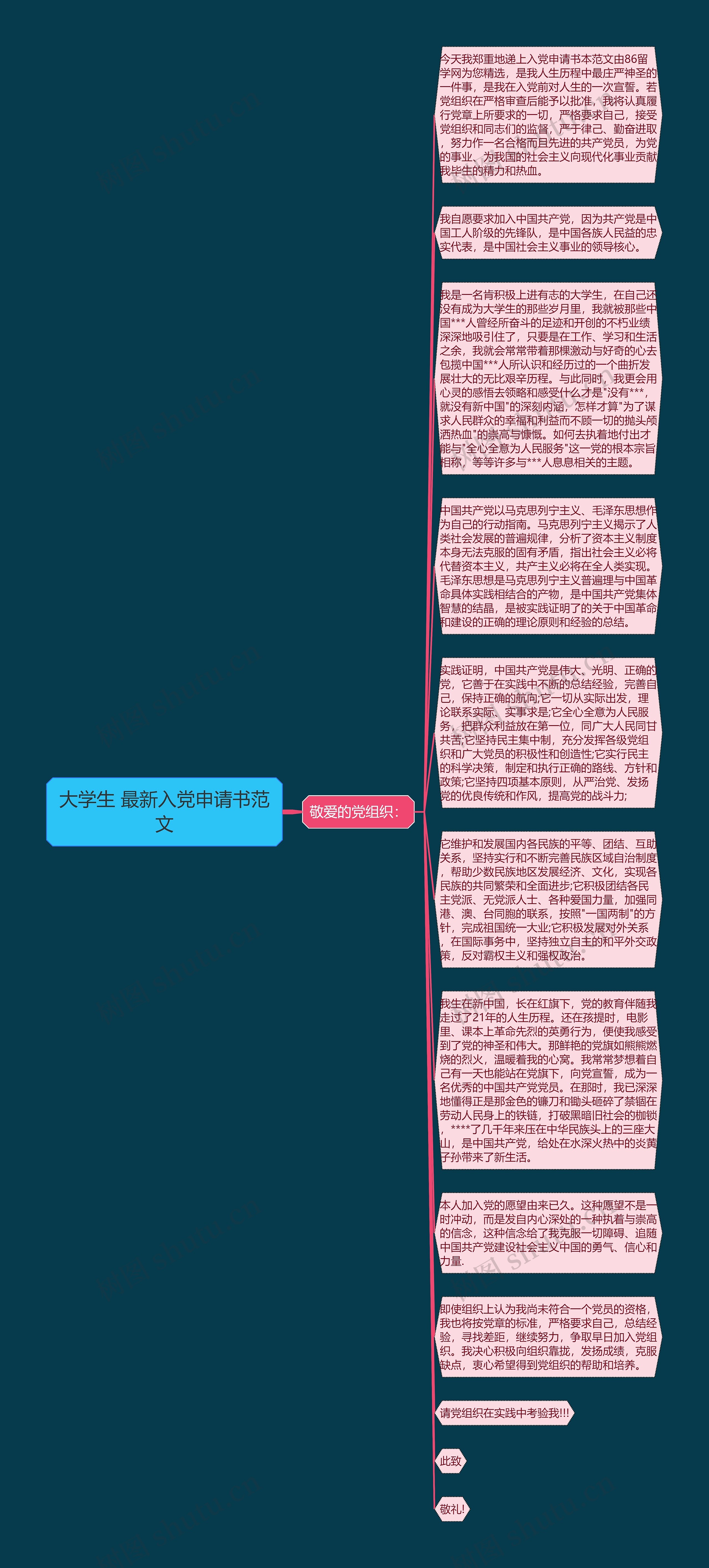 大学生 最新入党申请书范文