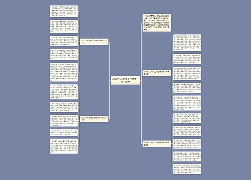 2020个人年终工作总结开头100字