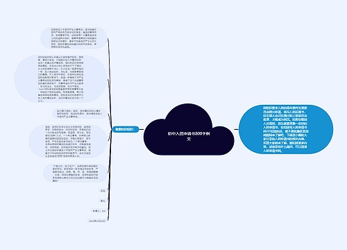 初中入团申请书800字例文