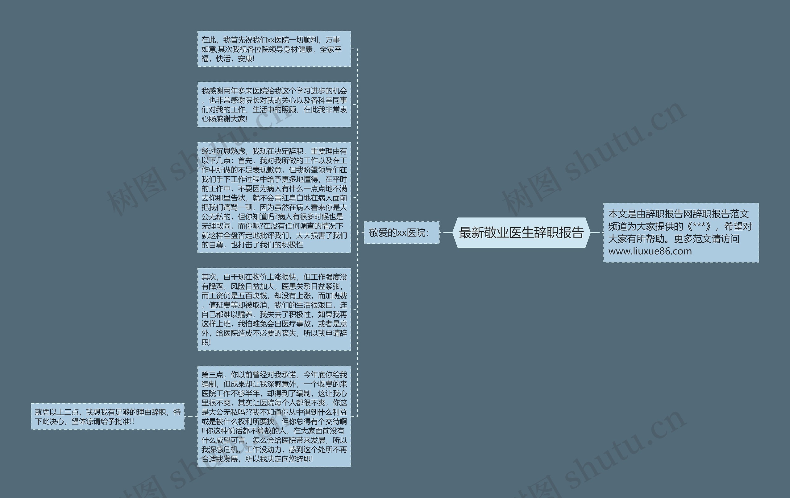 最新敬业医生辞职报告