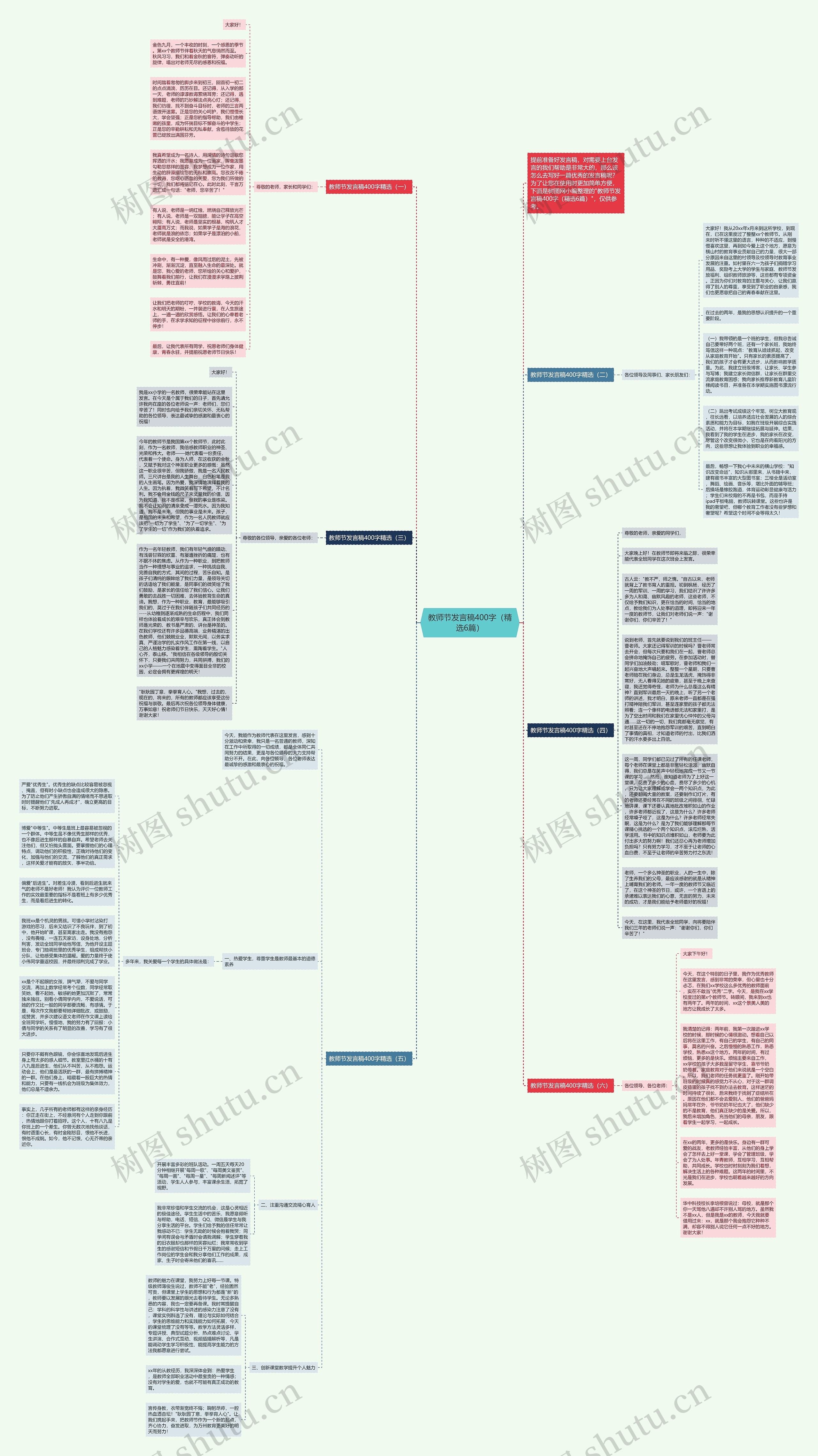 教师节发言稿400字（精选6篇）